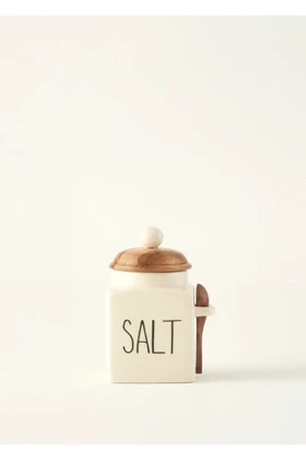 جار سرامیکی Bella Maison مدل Salt - کرم