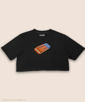 کراپ زنانه نوستالژی طرح پاک کن