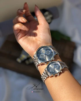 ساعت رومانسون فلزی تقویم دار