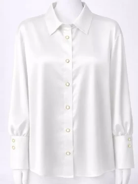 شومیز زنانه ساتن ژالین (ZHalin) کد 2325