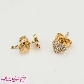 گوشواره میخی ژوپینگ قلبی کوچک