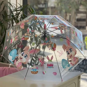 چتر کودک شیشه ای طرح حیوانات