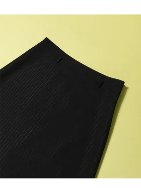 دامن زنانه کله قندی کرپ دیپلمات دارای کمربند کلاسیک الهه