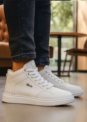 نیم بوت بندی مردانه clarks-سفید