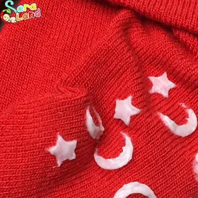 نیم ست جوراب و تل یلدایی طرح هندوانه