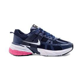 کفش و کتانی زنانه و دخترانه مدل نایک NIKE V2K رنگ سرمه ای سرخ آبی