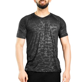 تیشرت ورزشی مردانه نایک مدل Mub-4901 چریکی مشکی