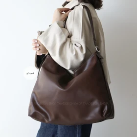 کیف زنانه بزرگ مدل هاندل (قهوه ای)