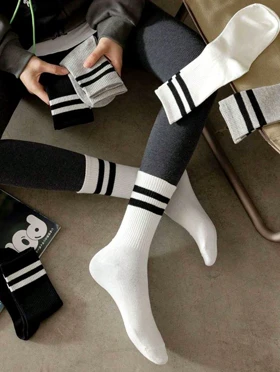 جوراب نیم ساق نخ پنبه رینگی