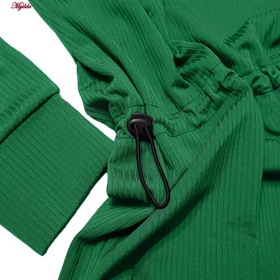 گرمکن ورزشی زنانه رنگ سبز مدل 5218-690p