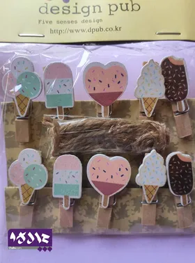 گیره چوبی بستنی