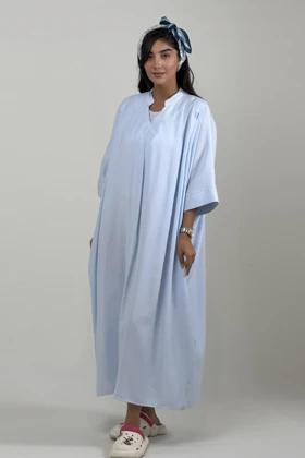 کفتان بلند سرشانه پیلی (آبی)