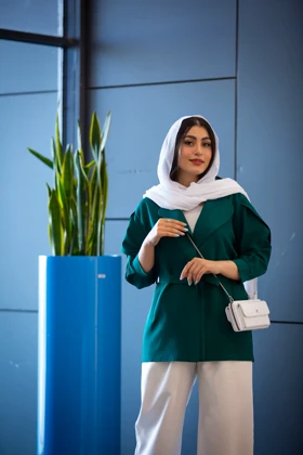 مانتو مازراتی لمه آستین شنل