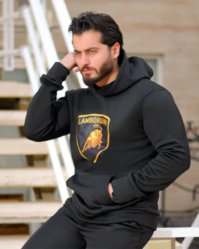 هودی مردانه مدل LamborGhini