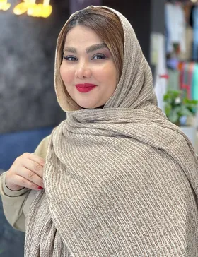 شال پلیسه وارداتی ماهک کد : L197B