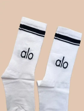 جوراب ساق بلند طرح alo یونیسکس