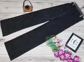 شلوار پلیسه مدل نیم بگ کد 30130