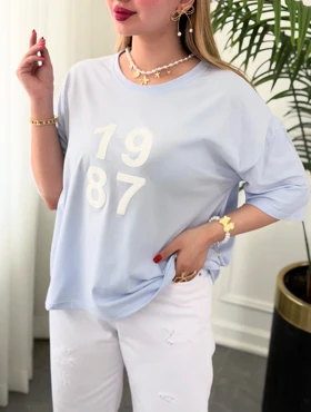 تیشرت 1987 0594 (آبی)