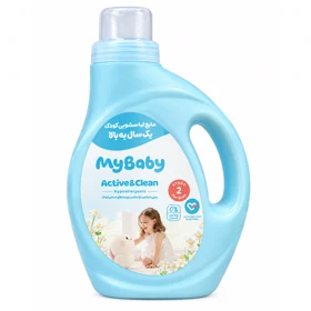 مایع لباسشویی کودک یک سال به بالا مای بیبی مدل active and clean