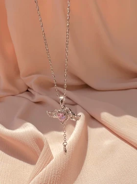 گردنبند قلب بالدار آنجل