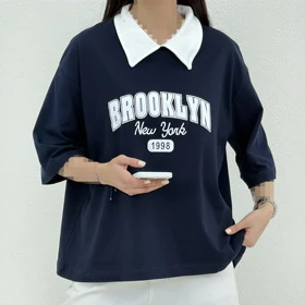 پولوشرت زنانه یقه شکاری بروکلین | آی بولک