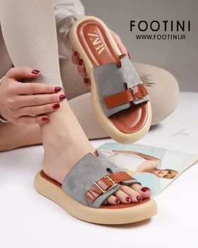 صندل طبی سگک دار رنگ طوسی