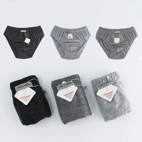 پک 3 عددی شورت مردانه پنبه ملانژ برند راکون 90207