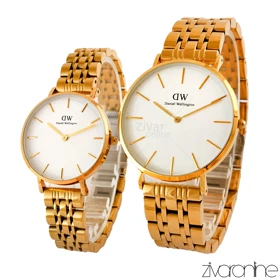 ست ساعت دنیل ولینگتون طلایی صفحه سفید 105290