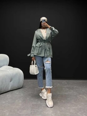 مانتو ZARA کمربندی