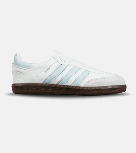 کفش کتانی مردانه و زنانه سامبا سفید آبی قهوه ای ADIDAS Samba مدل 7219