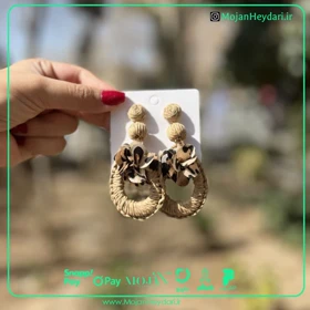 گوشواره حصیری بهار و تابستان کد gh188