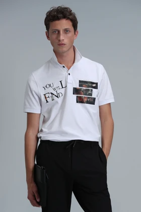 تیشرت یقه پولو مردانه lufian lufian