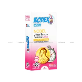 کاندوم ناچ کدکس مدل NOBEL بسته 12 عددی