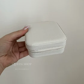 کیف جواهرات و اکسسوری سفید کد 717