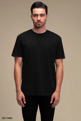 تیشرت مردانه یقه گرد آستین کوتاه