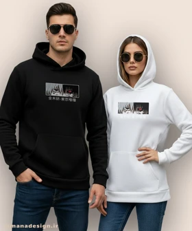 هودی مردانه و زنانه طرح توکیو غول شخصیت کانکی کد 955