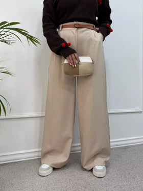 شلوار نیم بگ آیسل