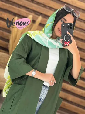 مانتو یقه آرشال پشت پیله