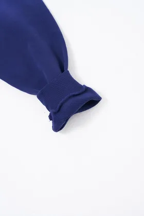 سویشرت مردانه آبی سرمه ای شسته شده M3578