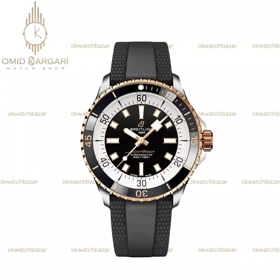 ساعت مچی برایتلینگ سوپراوشین موتور اتوماتیک بند رابر مشکی Breitling