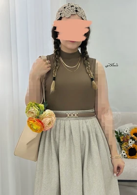 تاپ یقه 5 سانت نگار