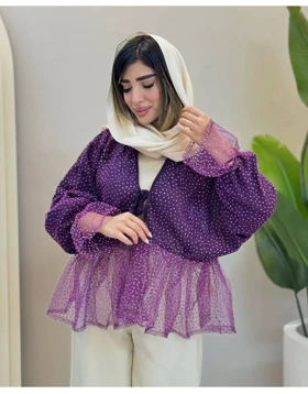 مانتو عروسکی گره‌ای مجلسی