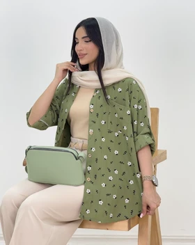 شومیز گل‌دار سلما(38)کد:5294