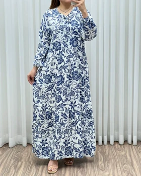 ساحلی نخی طرح گل 7450