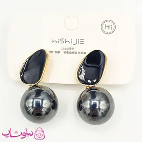 گوشواره آویز زنانه رنگ مشکی