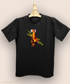 تیشرت مردانه و زنانه طرح شیطان کش شخصیت زنیتسو کد 964