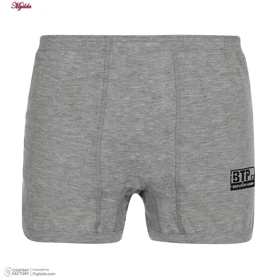 شورت مردانه برهان تن پوش مدل پادار ملانژ کد 1004 بسته 2 عددی