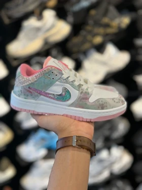 کتانی زنانه دراگون طوسی صورتی