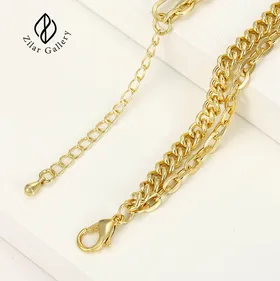 گردنبند دو لاین یونانی