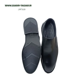 کفش رسمی بدون بند چرم طبیعی مردانه مدل لوفر